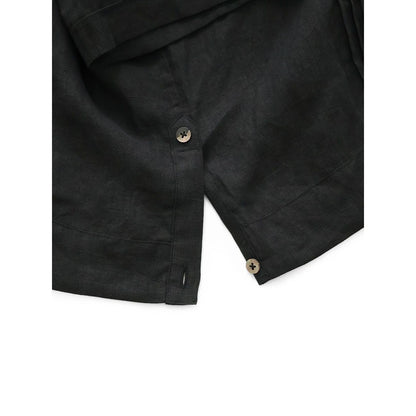 Kapital Linen Drawn Threadwork Lax Cuban Shirt