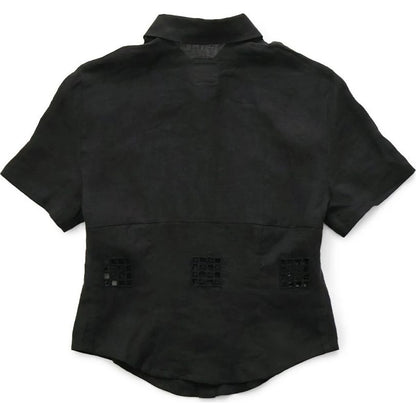 Kapital Linen Drawn Thread Work A Cappella Blouse
