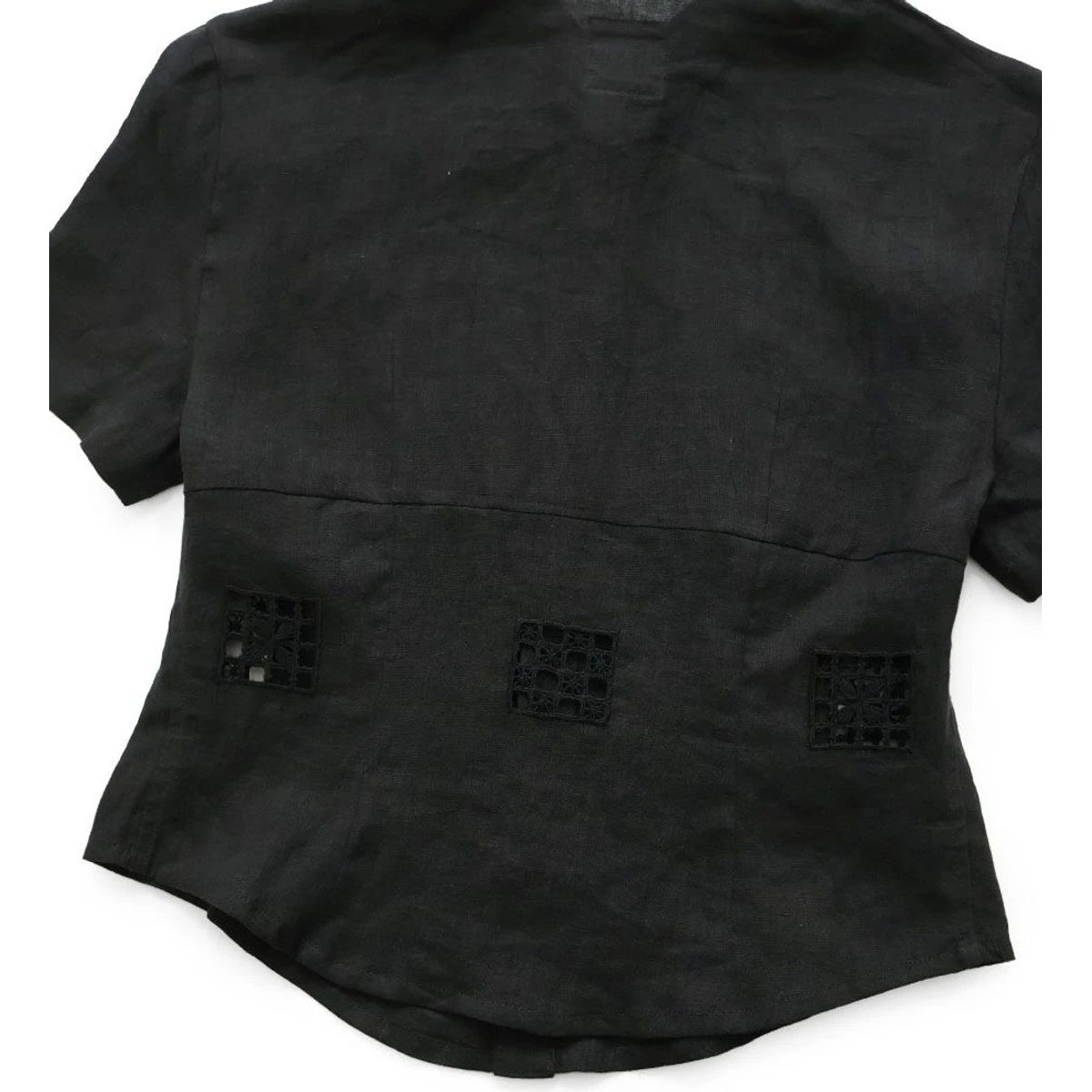 Kapital Linen Drawn Thread Work A Cappella Blouse