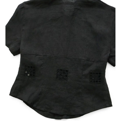 Kapital Linen Drawn Thread Work A Cappella Blouse
