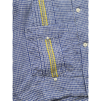 Kapital Linen Gingham Check Lax Cuban Shirt