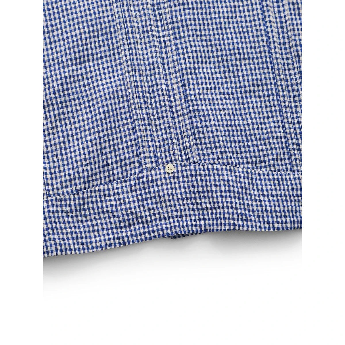Kapital Linen Gingham Check Sleeveless Cuban Shirt