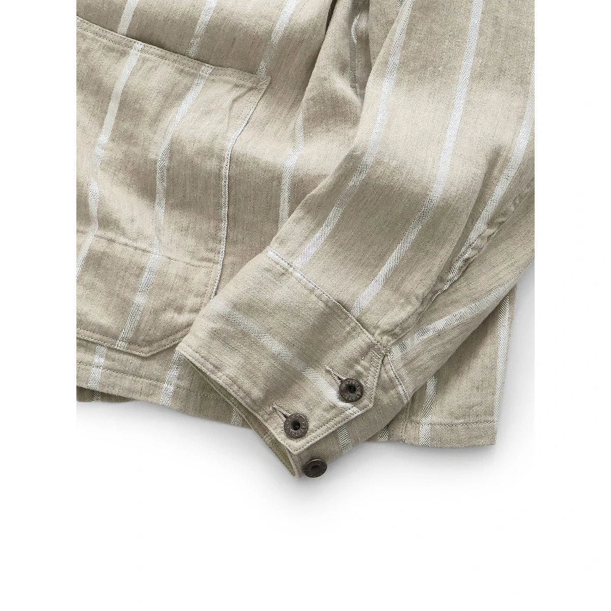 Kapital Linen Glitter Phillies Stripe Cactus Coverall