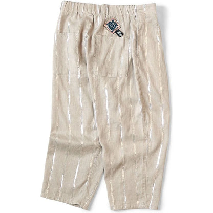Kapital Linen Glitter Fillies Stripe Easy Beach Go Pants