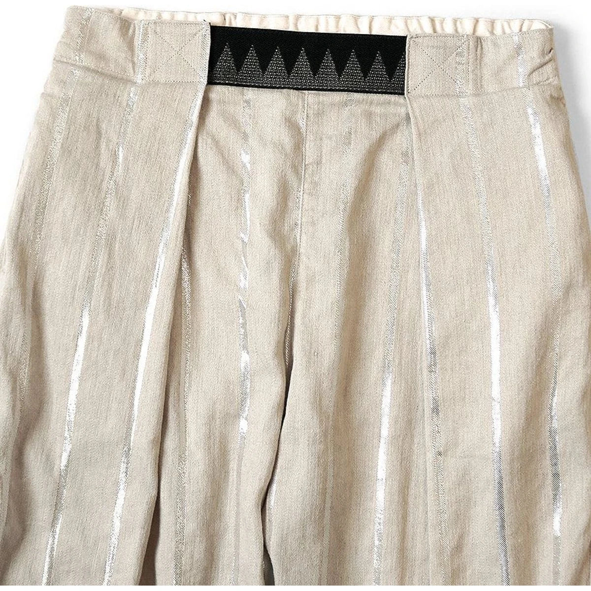 Kapital Linen Glitter Fillies Stripe Easy Beach Go Pants