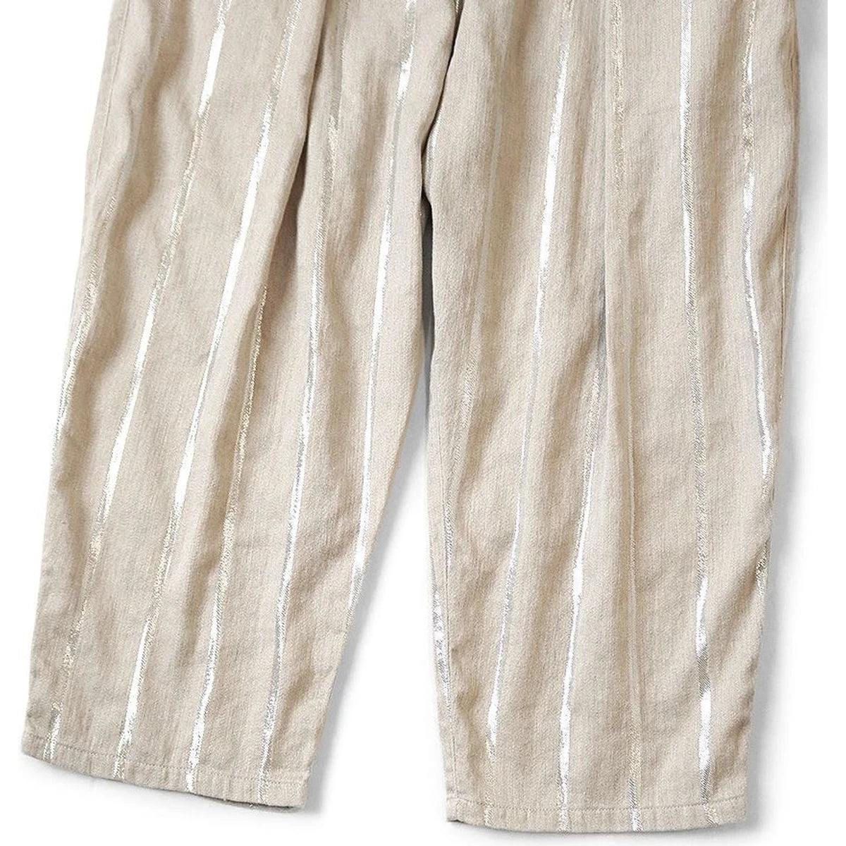 Kapital Linen Glitter Fillies Stripe Easy Beach Go Pants