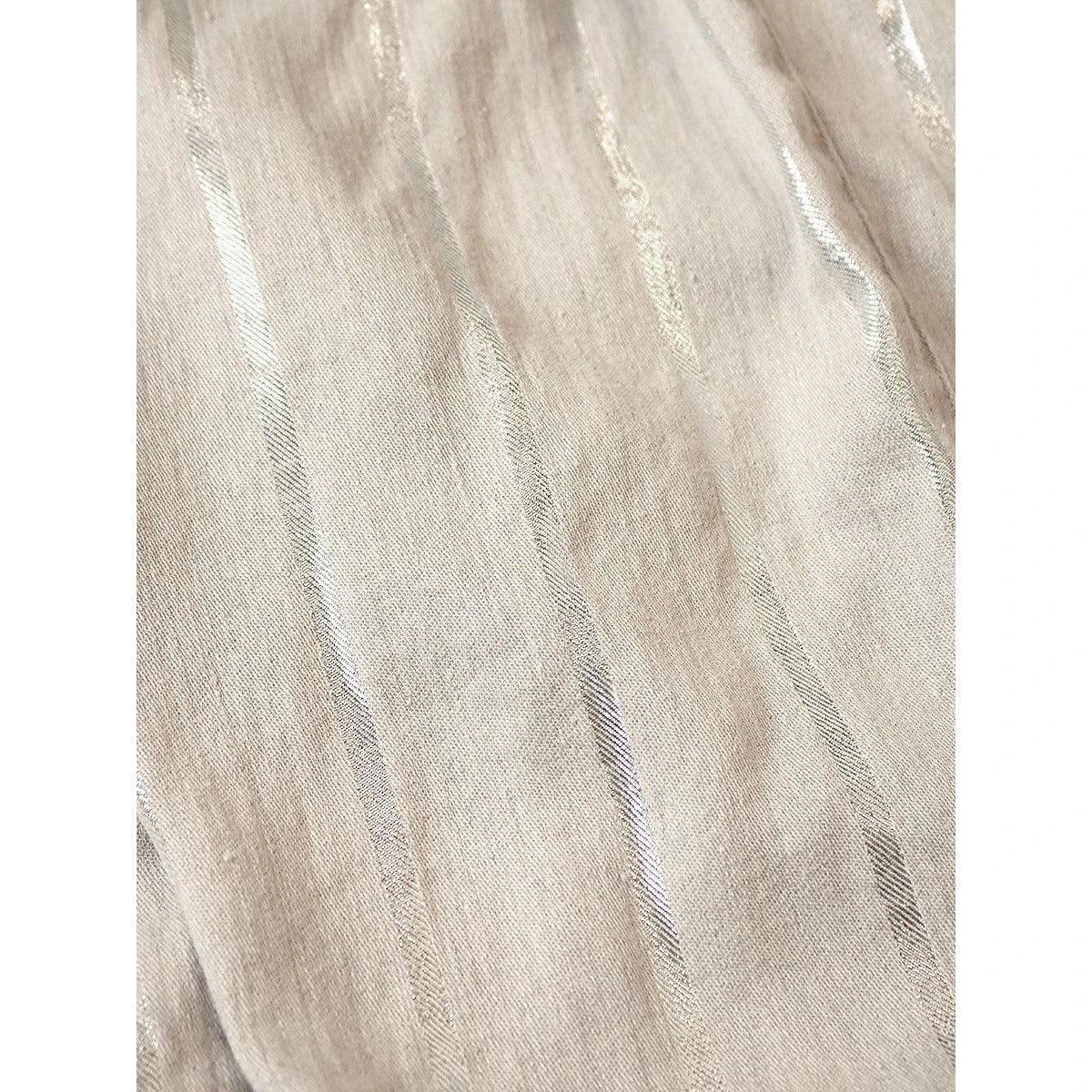 Kapital Linen Glitter Fillies Stripe Easy Beach Go Pants