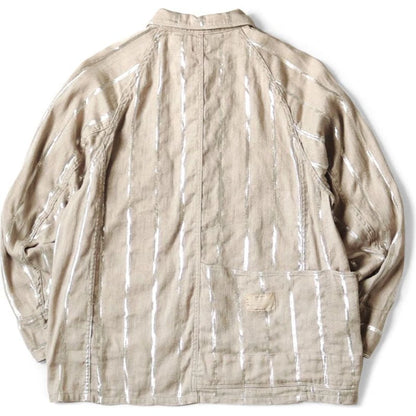 Kapital Linen Glitter Phillies Stripe Cactus Coverall