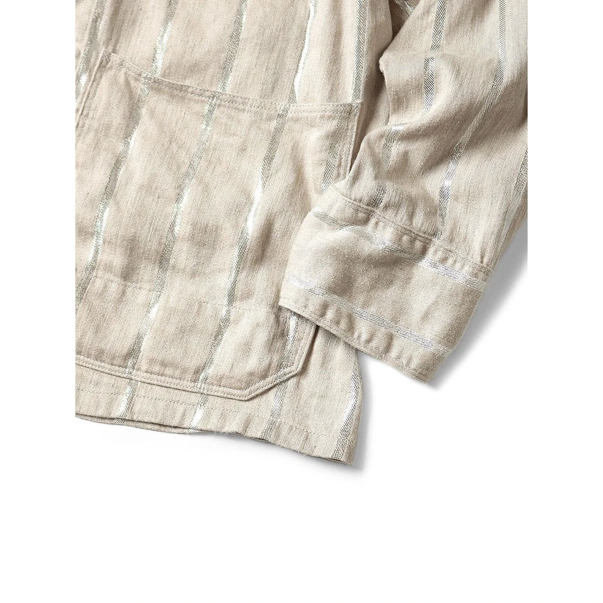 Kapital Linen Glitter Phillies Stripe Cactus Coverall