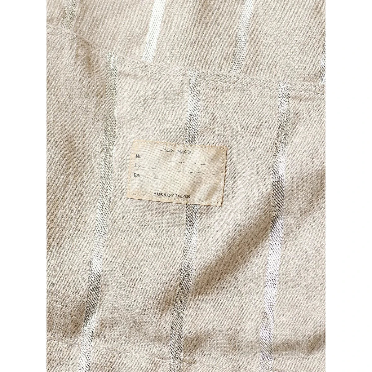 Kapital Linen Glitter Phillies Stripe Cactus Coverall