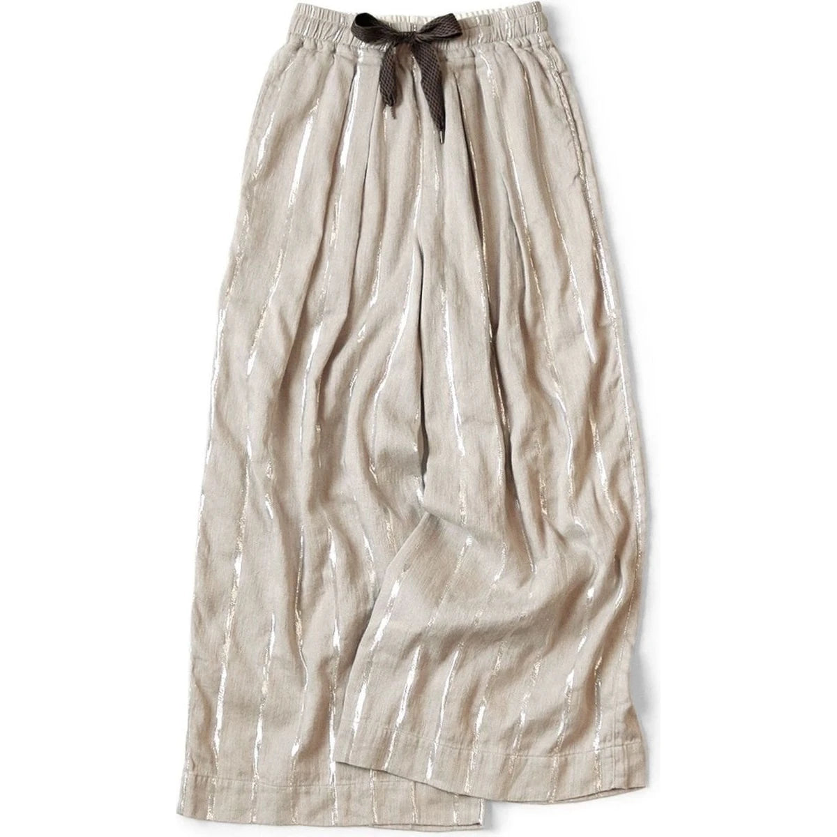 Kapital Linen Glitter Phillies Stripe Rude Baggy Pants