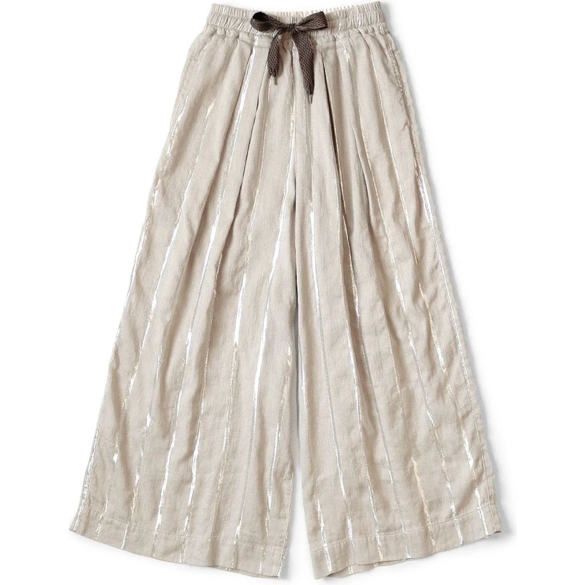 Kapital Linen Glitter Phillies Stripe Rude Baggy Pants