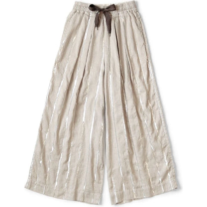 Kapital Linen Glitter Phillies Stripe Rude Baggy Pants