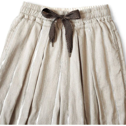 Kapital Linen Glitter Phillies Stripe Rude Baggy Pants