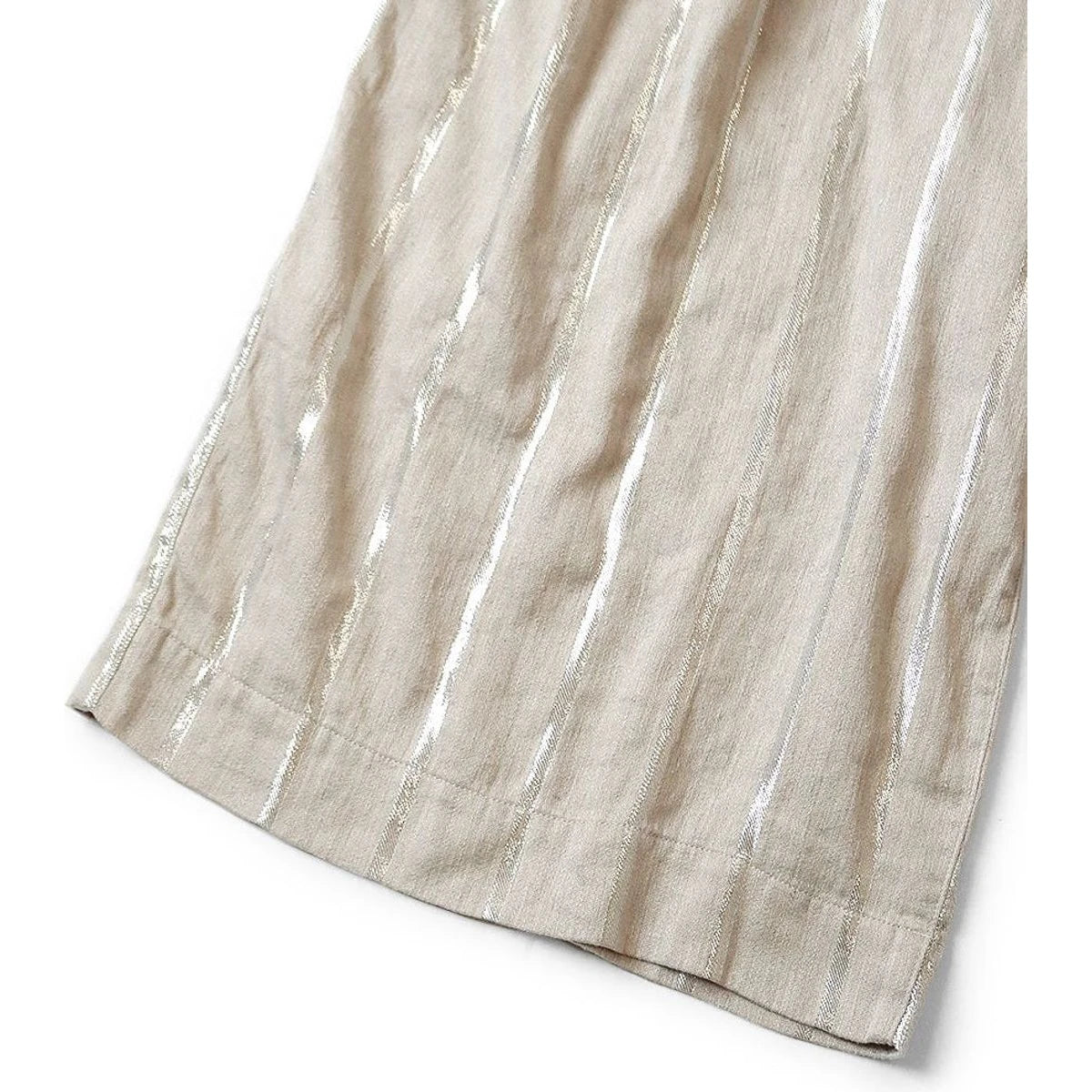 Kapital Linen Glitter Phillies Stripe Rude Baggy Pants