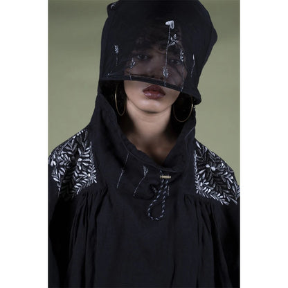 Kapital Linen Latvian Embroidery Bug Anorak
