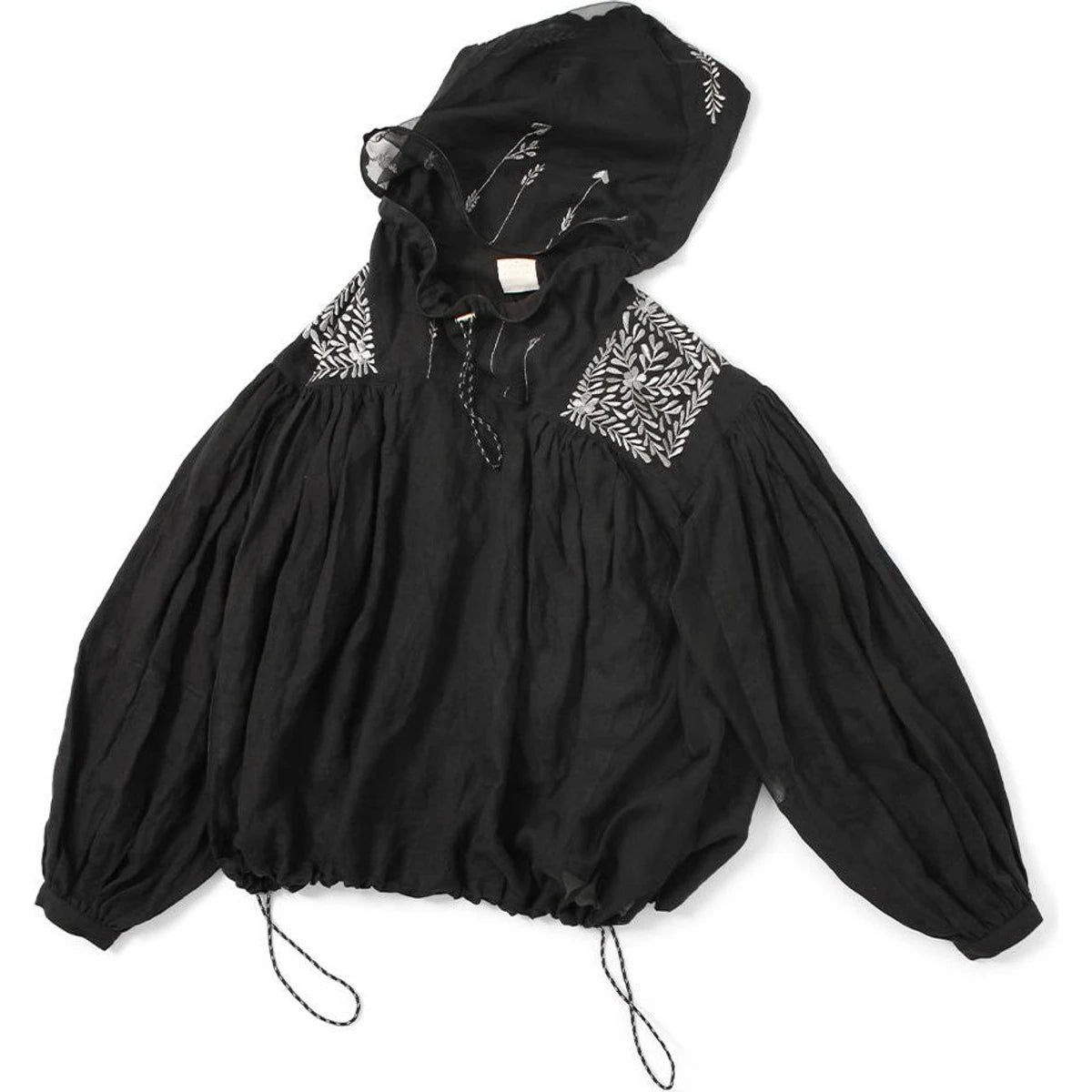 Kapital Linen Latvian Embroidery Bug Anorak
