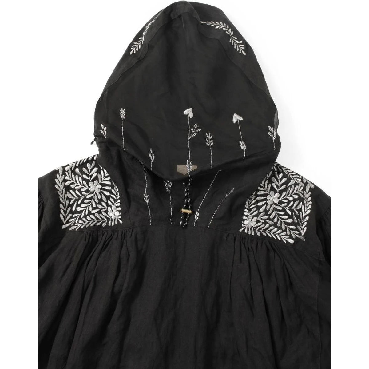 Kapital Linen Latvian Embroidery Bug Anorak