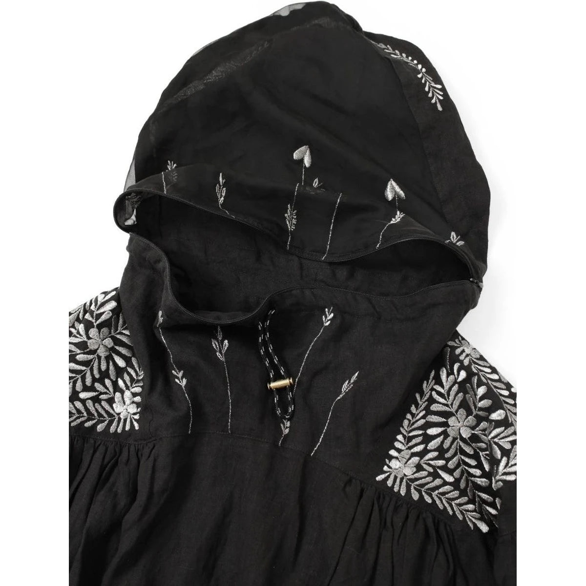Kapital Linen Latvian Embroidery Bug Anorak