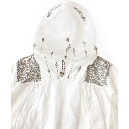 Kapital Linen Latvian Embroidery Bug Anorak