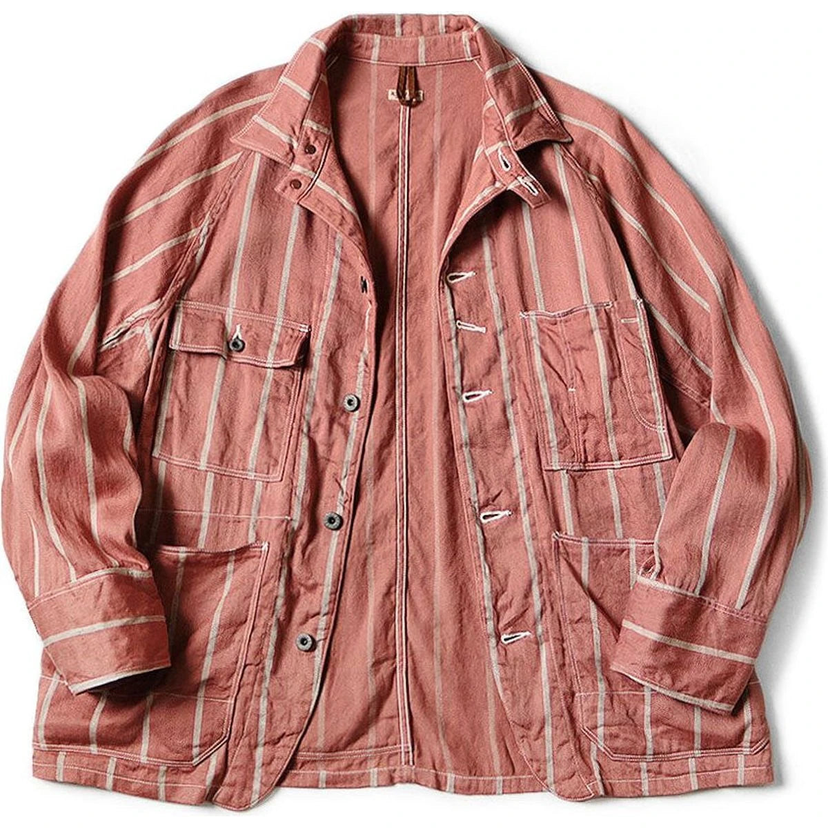 Kapital Linen Phillies Stripe Cactus Coverall