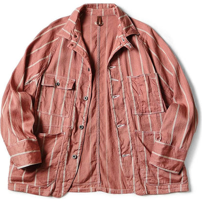 Kapital Linen Phillies Stripe Cactus Coverall