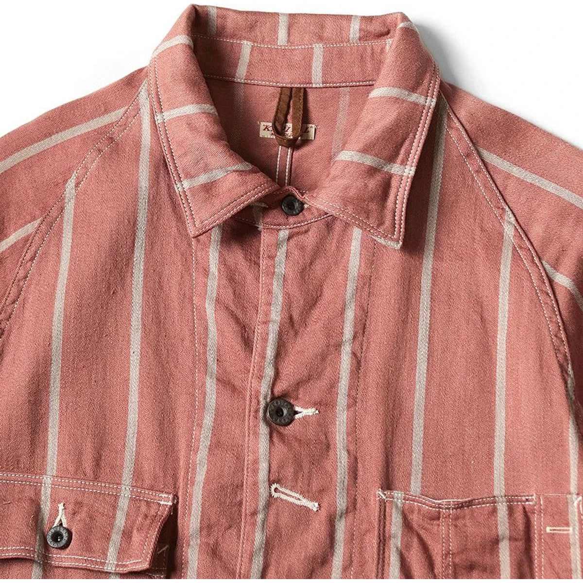 Kapital Linen Phillies Stripe Cactus Coverall