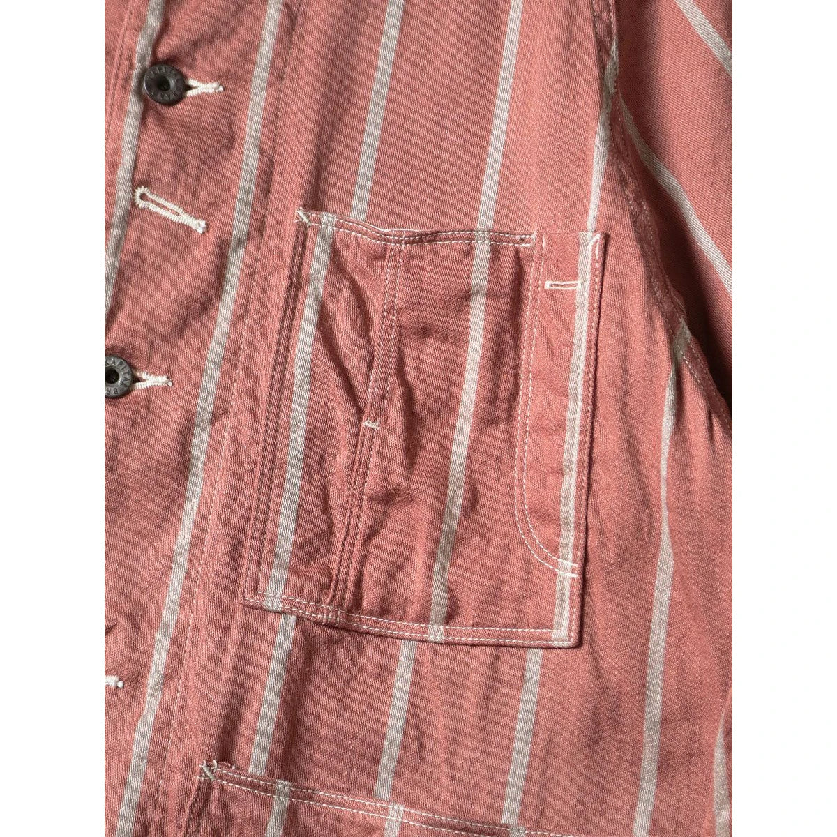 Kapital Linen Phillies Stripe Cactus Coverall