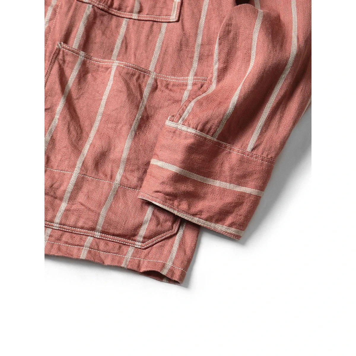 Kapital Linen Phillies Stripe Cactus Coverall