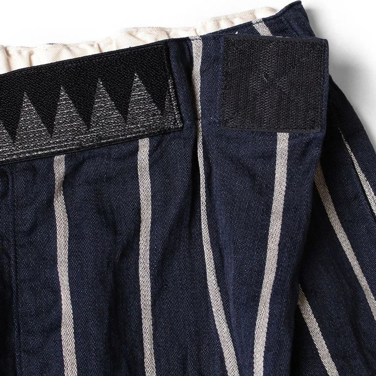 Kapital Linen Phillies Stripe Easy Beach Go Shorts