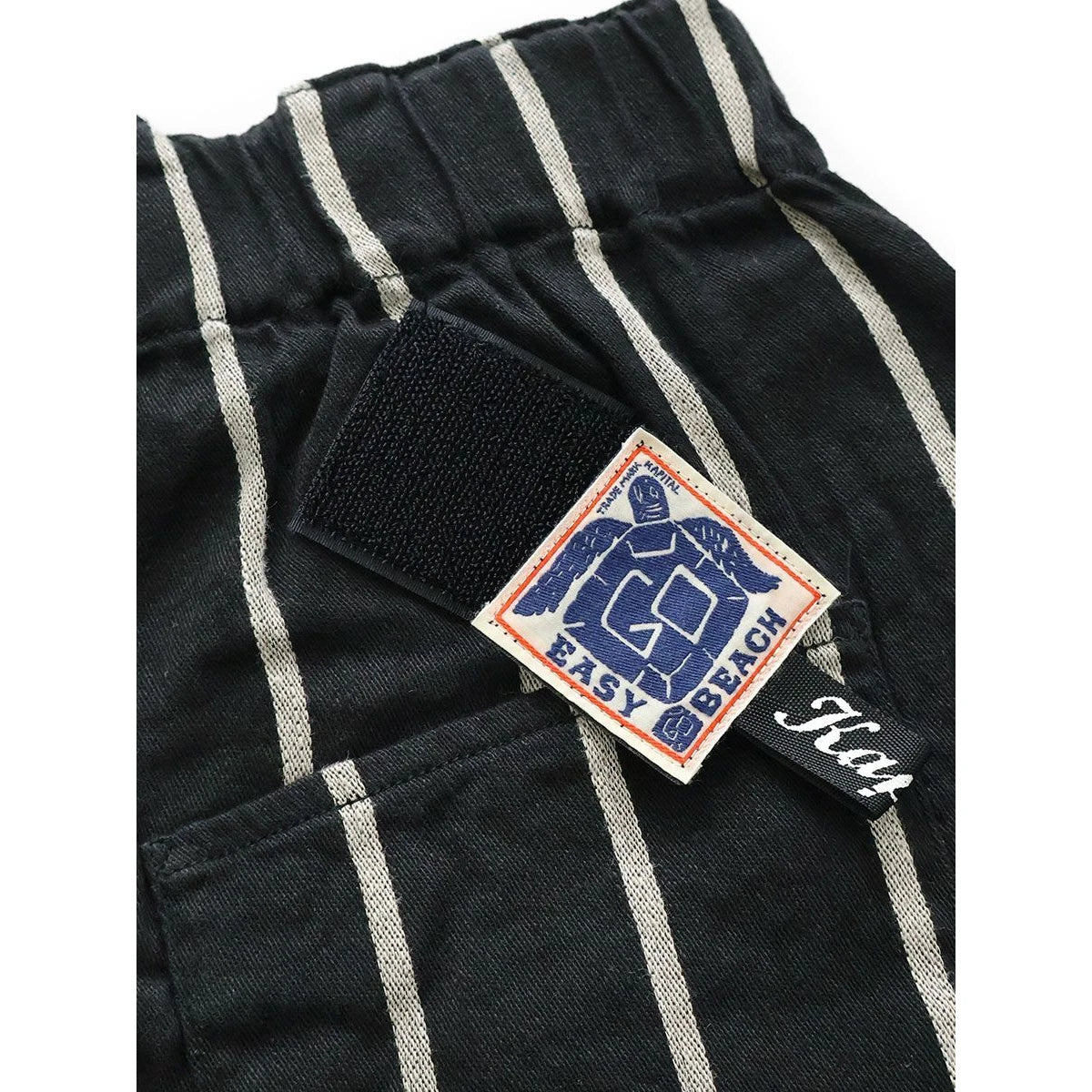Kapital Linen Phillies Stripe Easy Beach Go Shorts