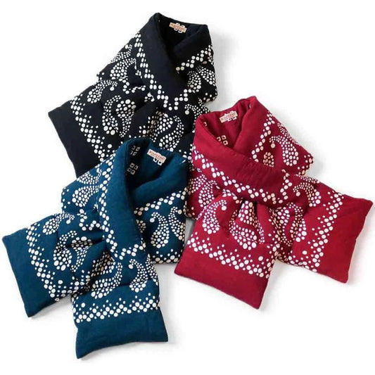 Kapital Linen Rayon Bandana Pattern Kesa Scarf