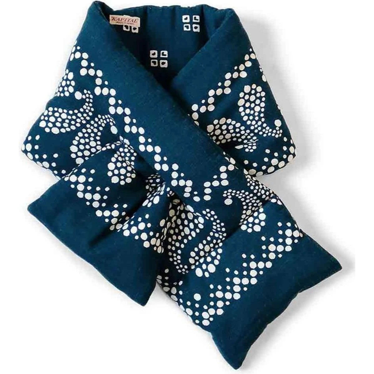 Kapital Linen Rayon Bandana Pattern Kesa Scarf