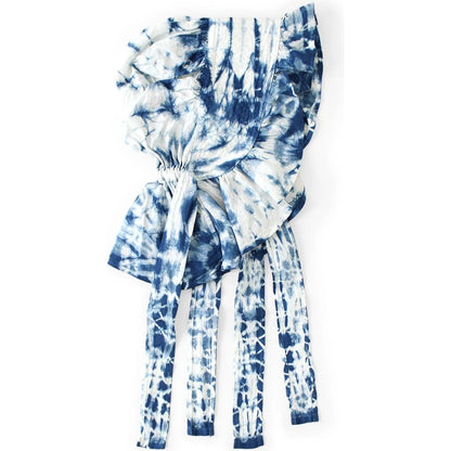 Kapital Linen Tokushima Dan Shibori Dyeing Farmy Frilled Hat