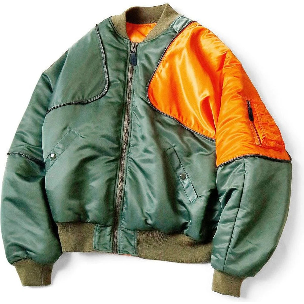 Kapital MA-1 Nylon Sham Bomber Jacket