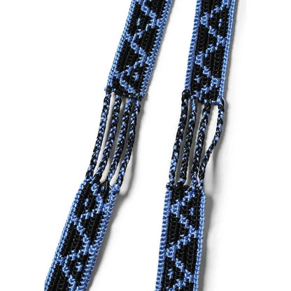 Kapital Macrame Maxi Belt (Chippewa Basket Mountain Pattern)