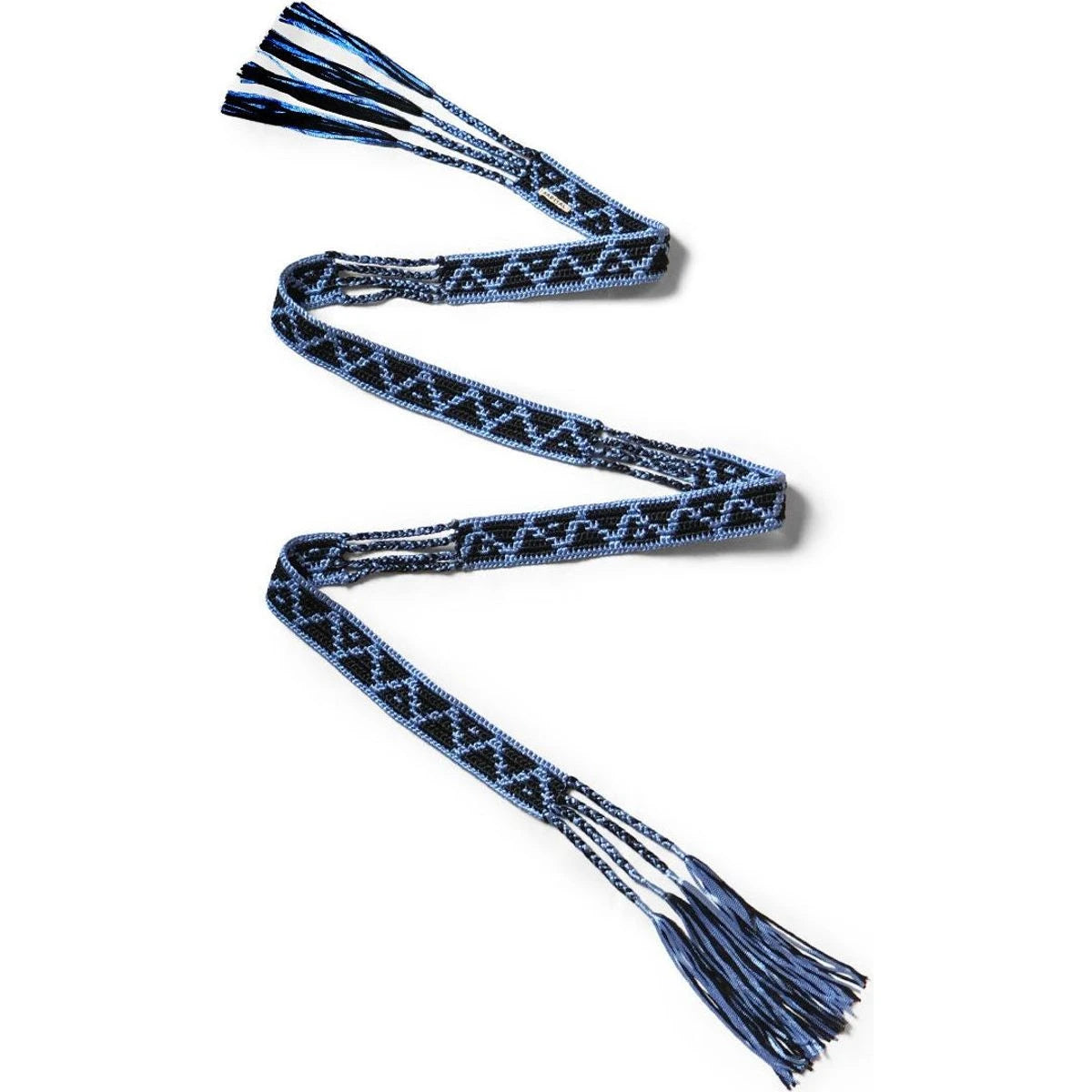 Kapital Macrame Maxi Belt (Chippewa Basket Mountain Pattern)