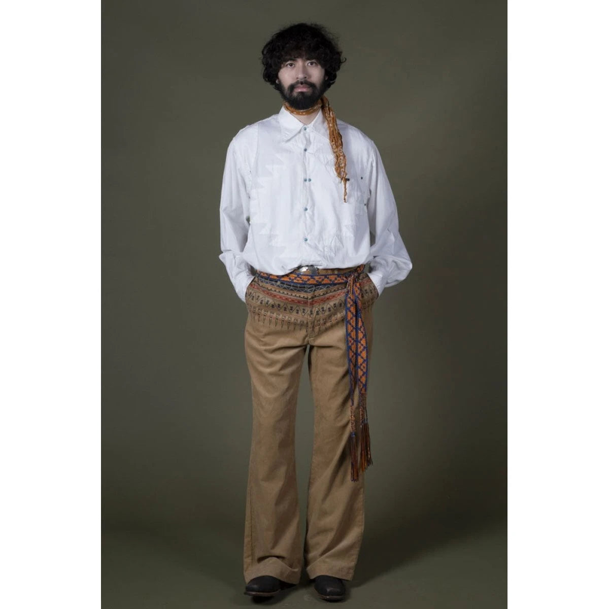 Kapital Macrame Maxi Belt (Chippewa Basket Mountain Pattern)