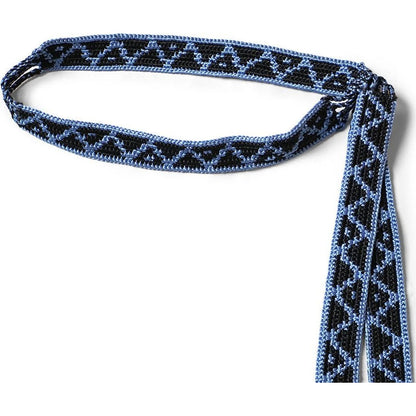 Kapital Macrame Maxi Belt (Chippewa Basket Mountain Pattern)