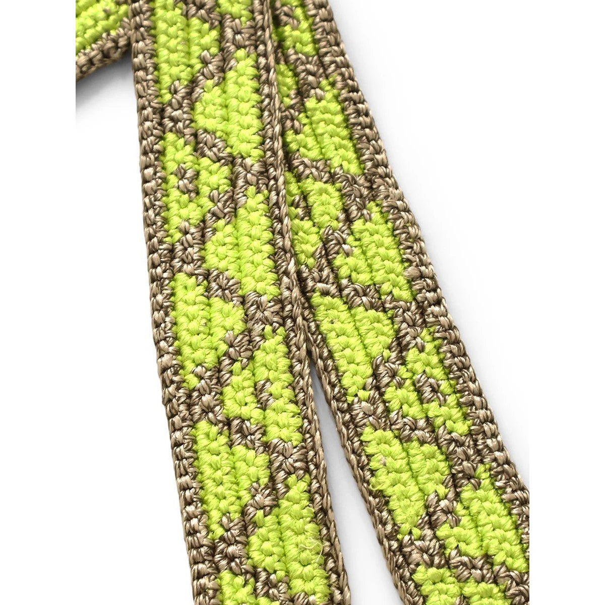 Kapital Macrame Maxi Belt (Chippewa Basket Mountain Pattern)