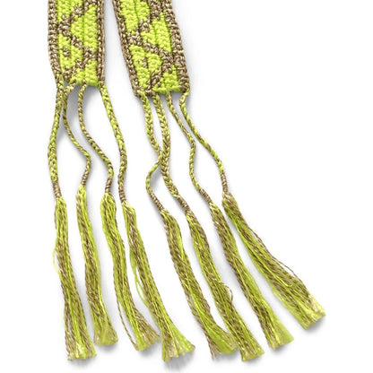 Kapital Macrame Maxi Belt (Chippewa Basket Mountain Pattern)