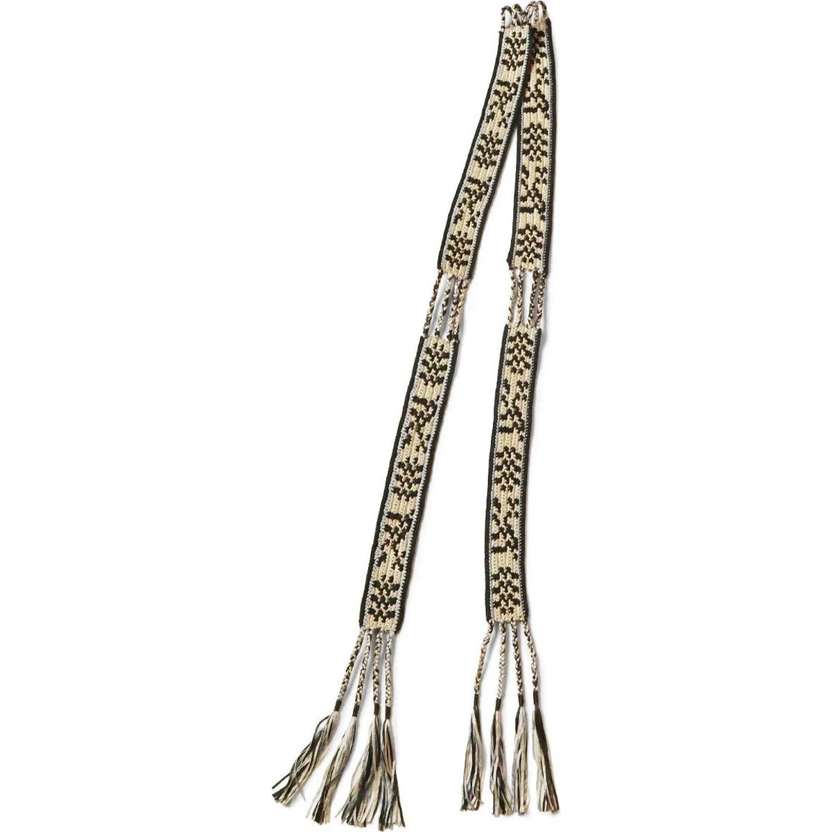 Kapital Macrame Maxi Belt (Chippewa Basket River Pattern)