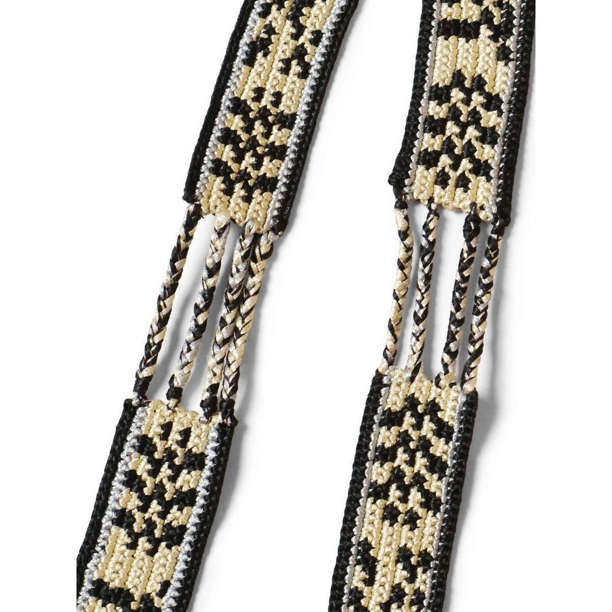 Kapital Macrame Maxi Belt (Chippewa Basket River Pattern)
