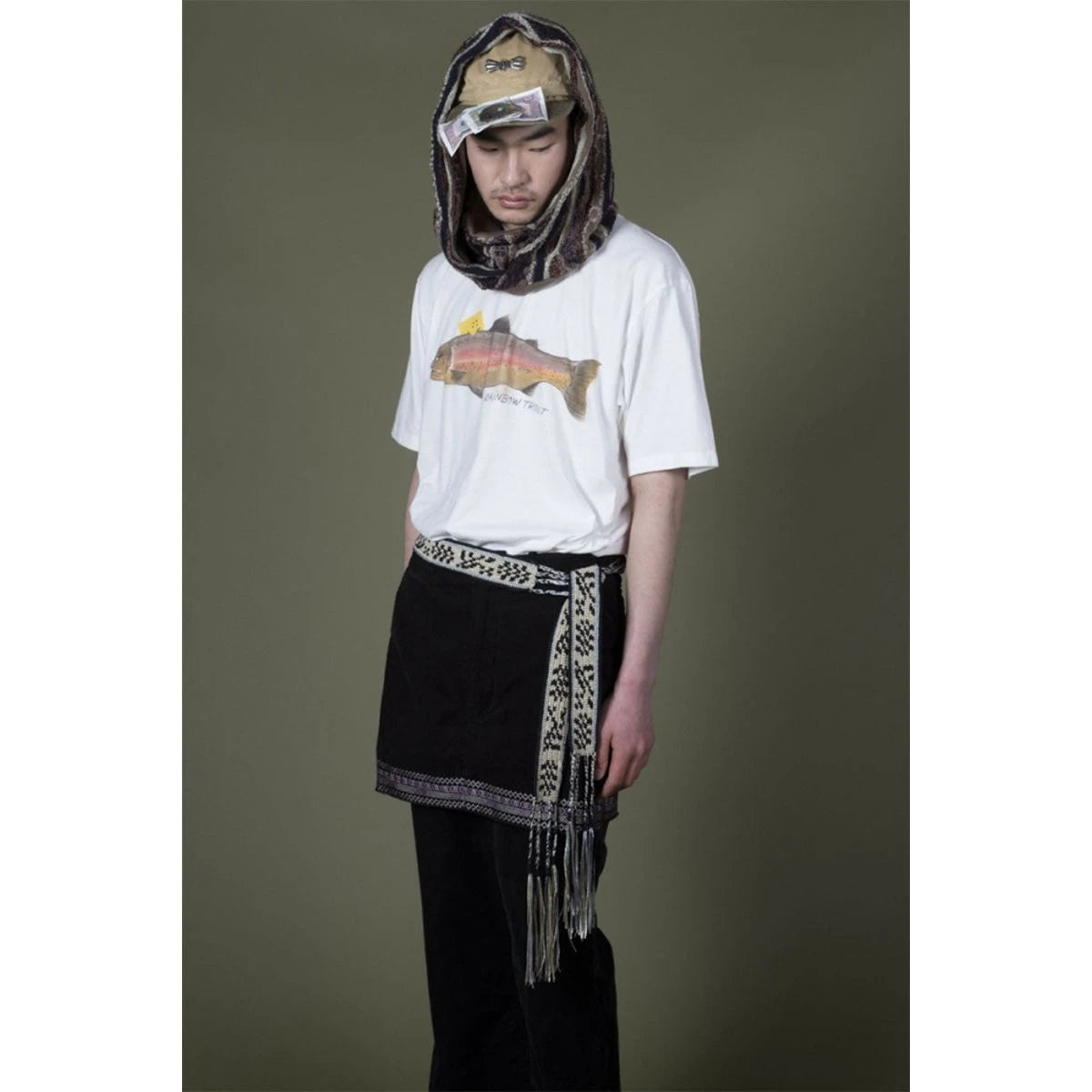 Kapital Macrame Maxi Belt (Chippewa Basket River Pattern)