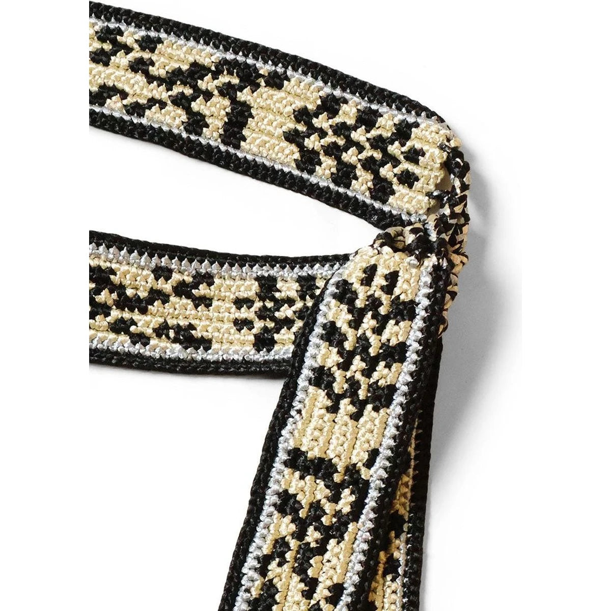 Kapital Macrame Maxi Belt (Chippewa Basket River Pattern)