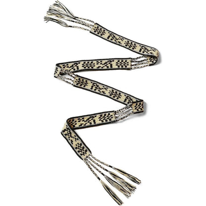 Kapital Macrame Maxi Belt (Chippewa Basket River Pattern)