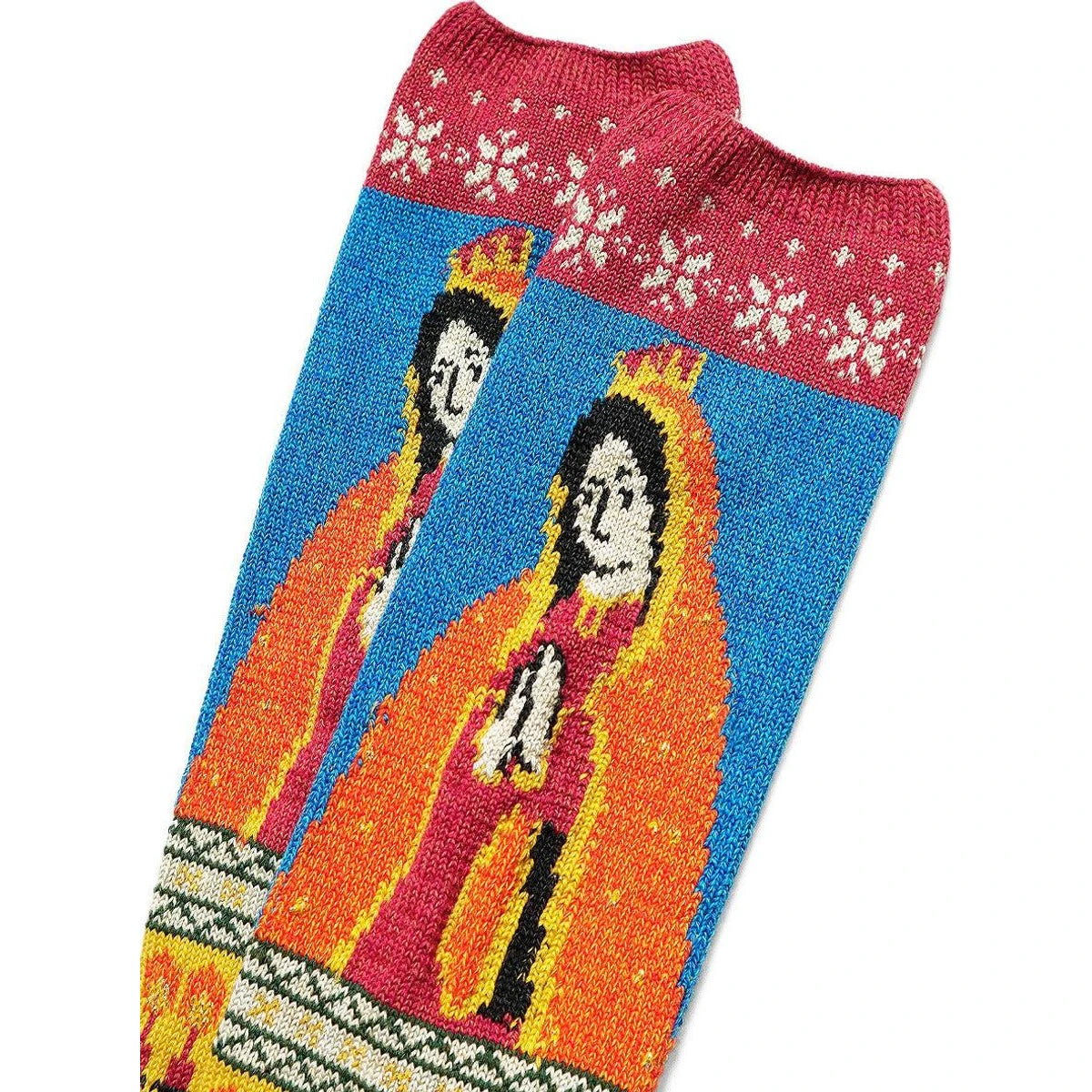 Kapital Maria Pattern Socks (Short)