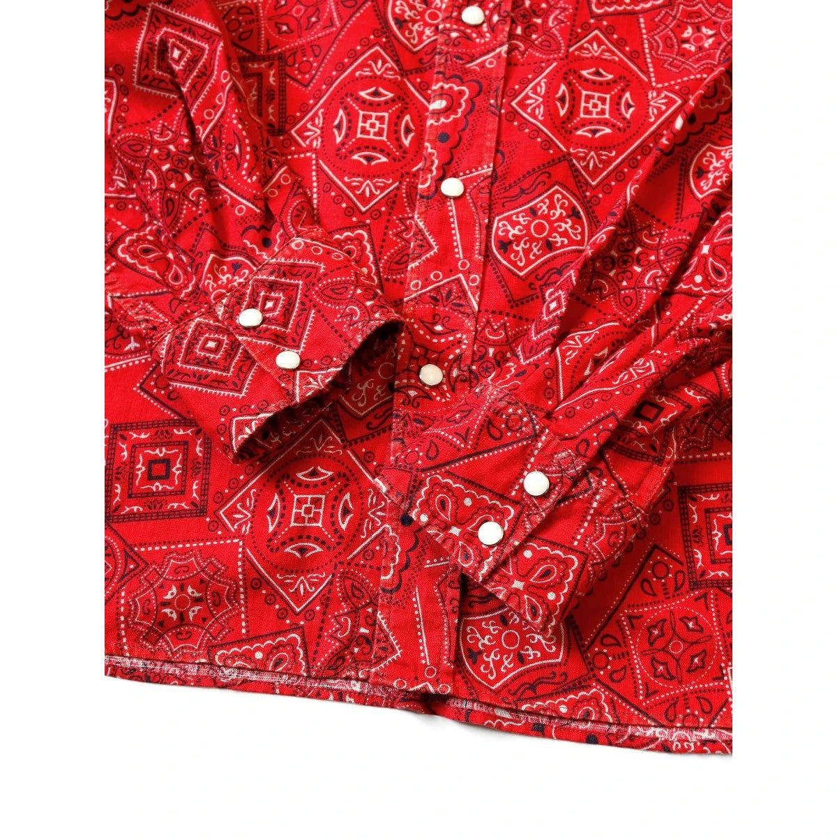 Kapital Mura Seating Cookie Bandana Pattern Husky Western Shirt