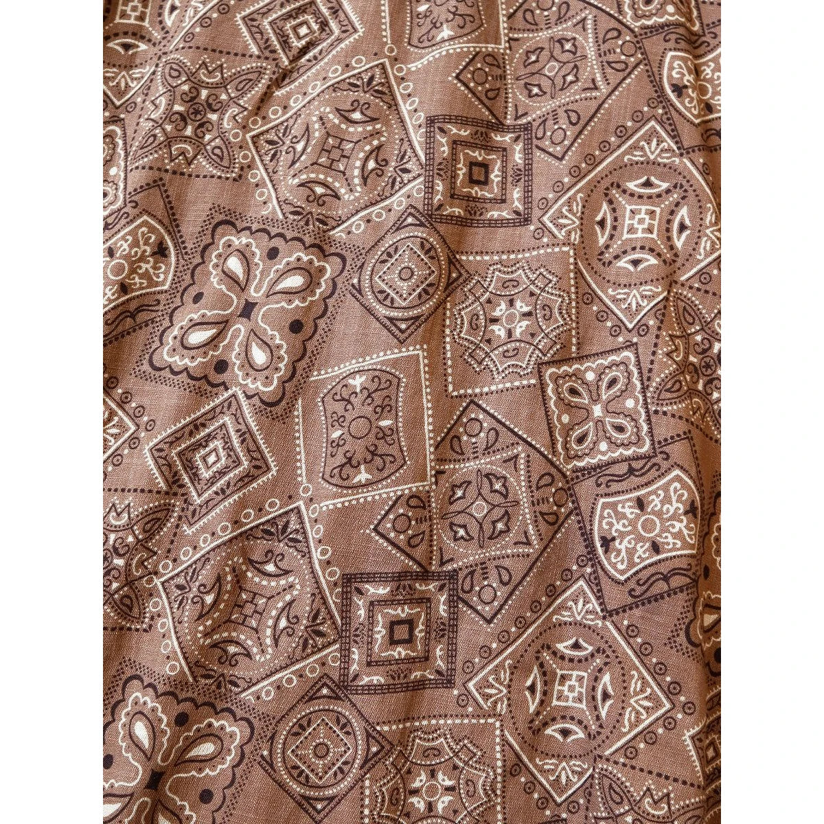 Kapital Mura Seating Cookie Bandana Pattern Husky Western Shirt