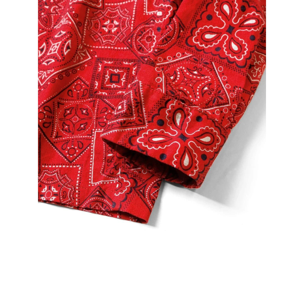 Kapital Mura Sheeting Cookie Bandana Pattern Rangle Collar Board Shirt